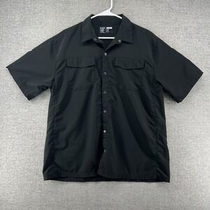 5.11 Tactical Freedom Flex Shirt Men Size Large Black Short Sleeve Lightweight